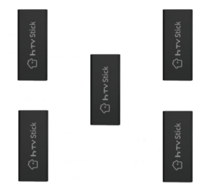 Kit Cinco Unidades Htv Stick