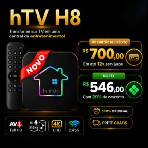 Receptor Htv 8 Hd Wi-Fi 4K